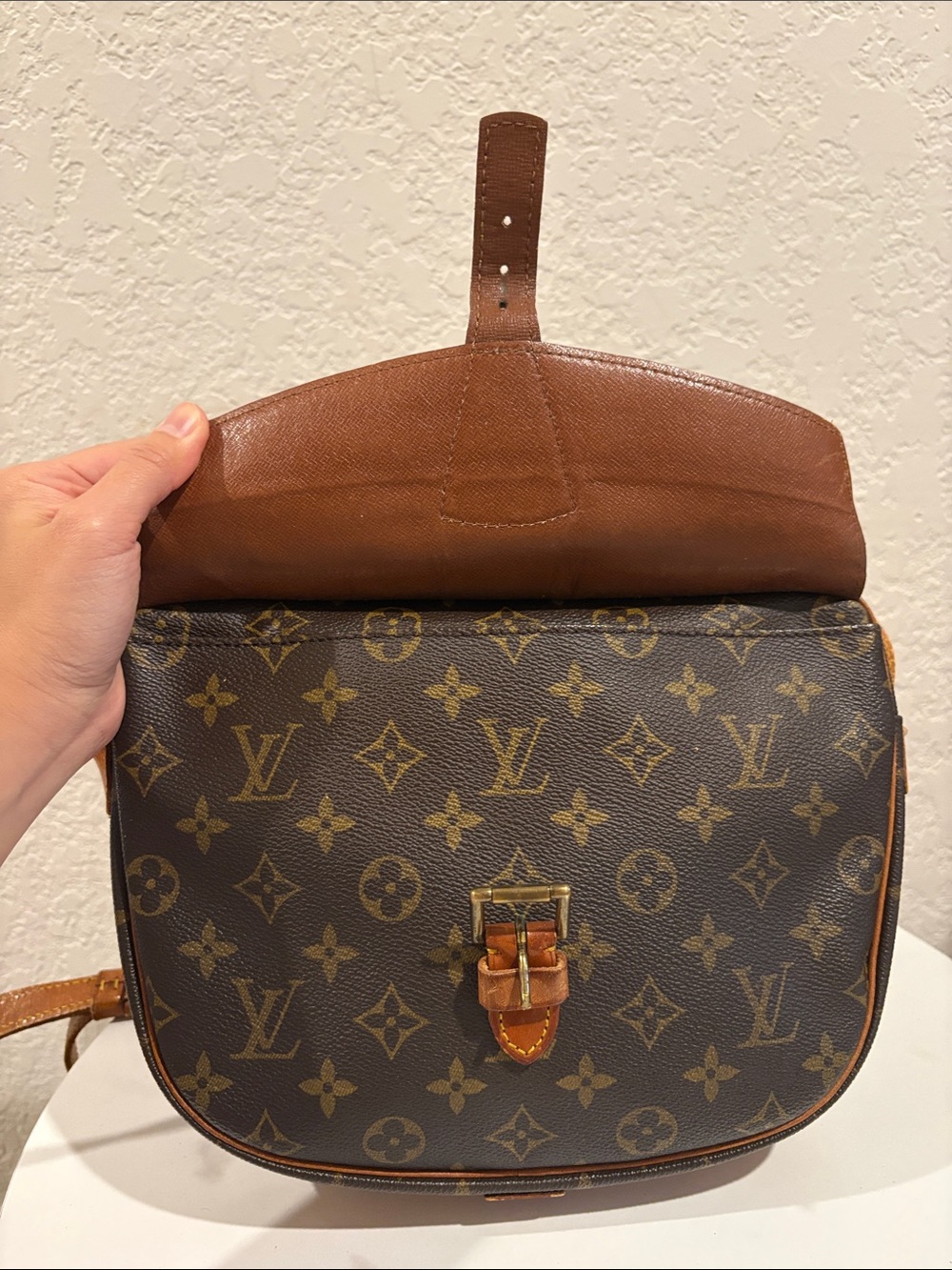 Louis Vuitton MI881 Jeunefille GM MM Brown Monogram LV Crossbody Bag - Picture 12 of 15